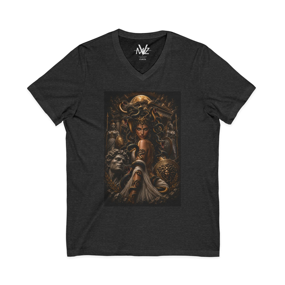 Medieval Fantasy V‑Neck Tee —frase galileo galil
