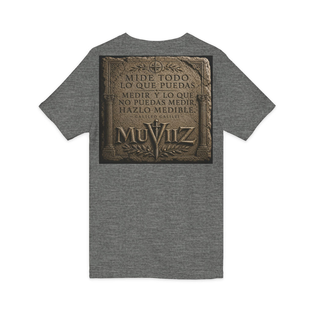 Medieval Fantasy V‑Neck Tee —frase galileo galil