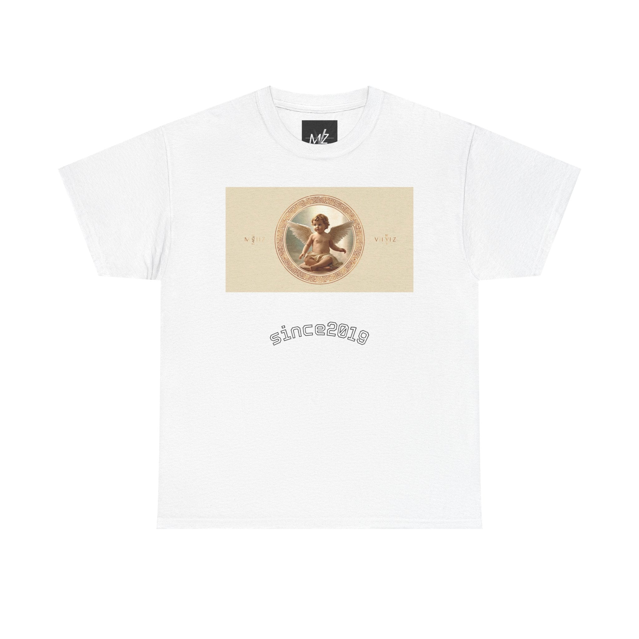 Vintage Cherub Tee — "Sincerely" Retro Angel Graphic T-Shirt