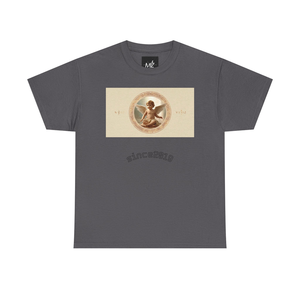 Vintage Cherub Tee — "Sincerely" Retro Angel Graphic T-Shirt