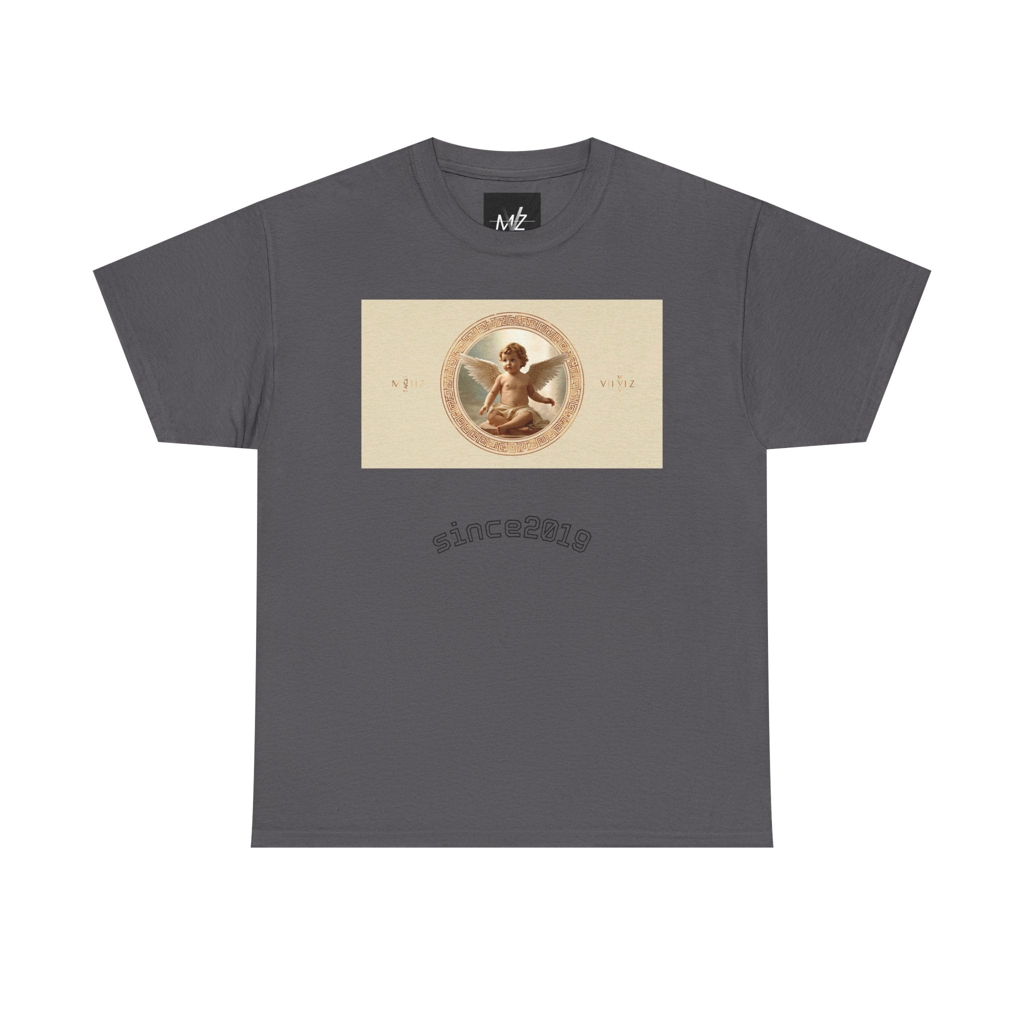 Vintage Cherub Tee — "Sincerely" Retro Angel Graphic T-Shirt