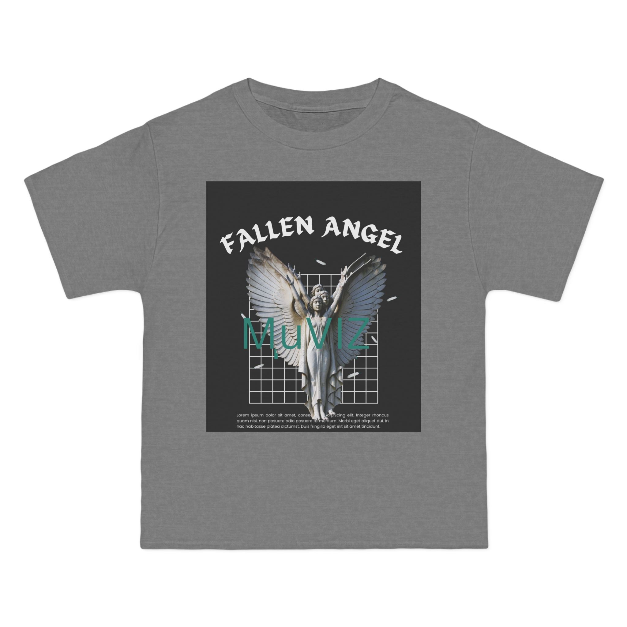 Fallen Angel Graphic T-Shirt — Gothic Winged Design