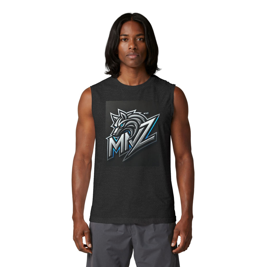 Wolf  Muscle Tank mvz sport — MRZ Graphic Gym Tank Top