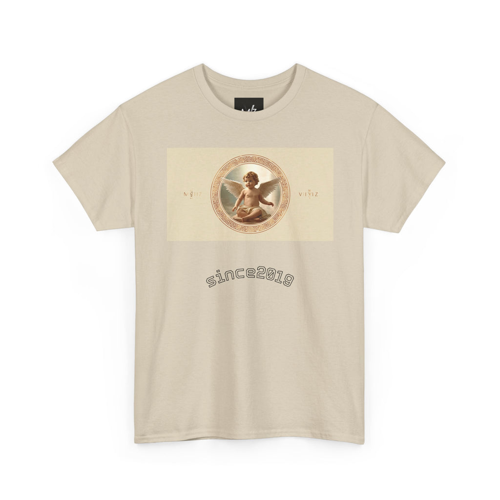 Vintage Cherub Tee — "Sincerely" Retro Angel Graphic T-Shirt