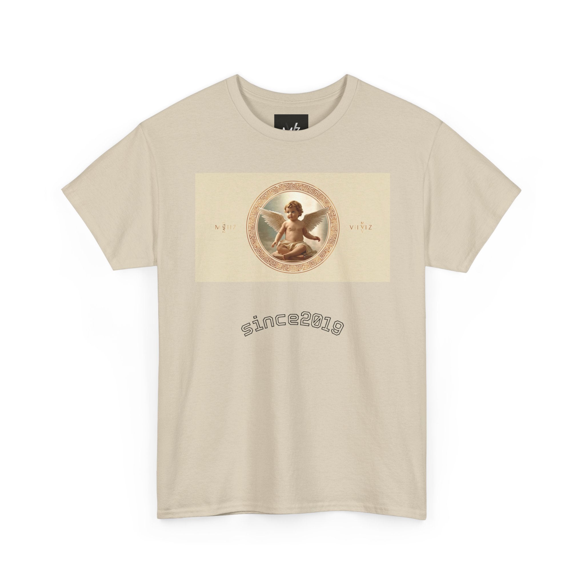 Vintage Cherub Tee — "Sincerely" Retro Angel Graphic T-Shirt