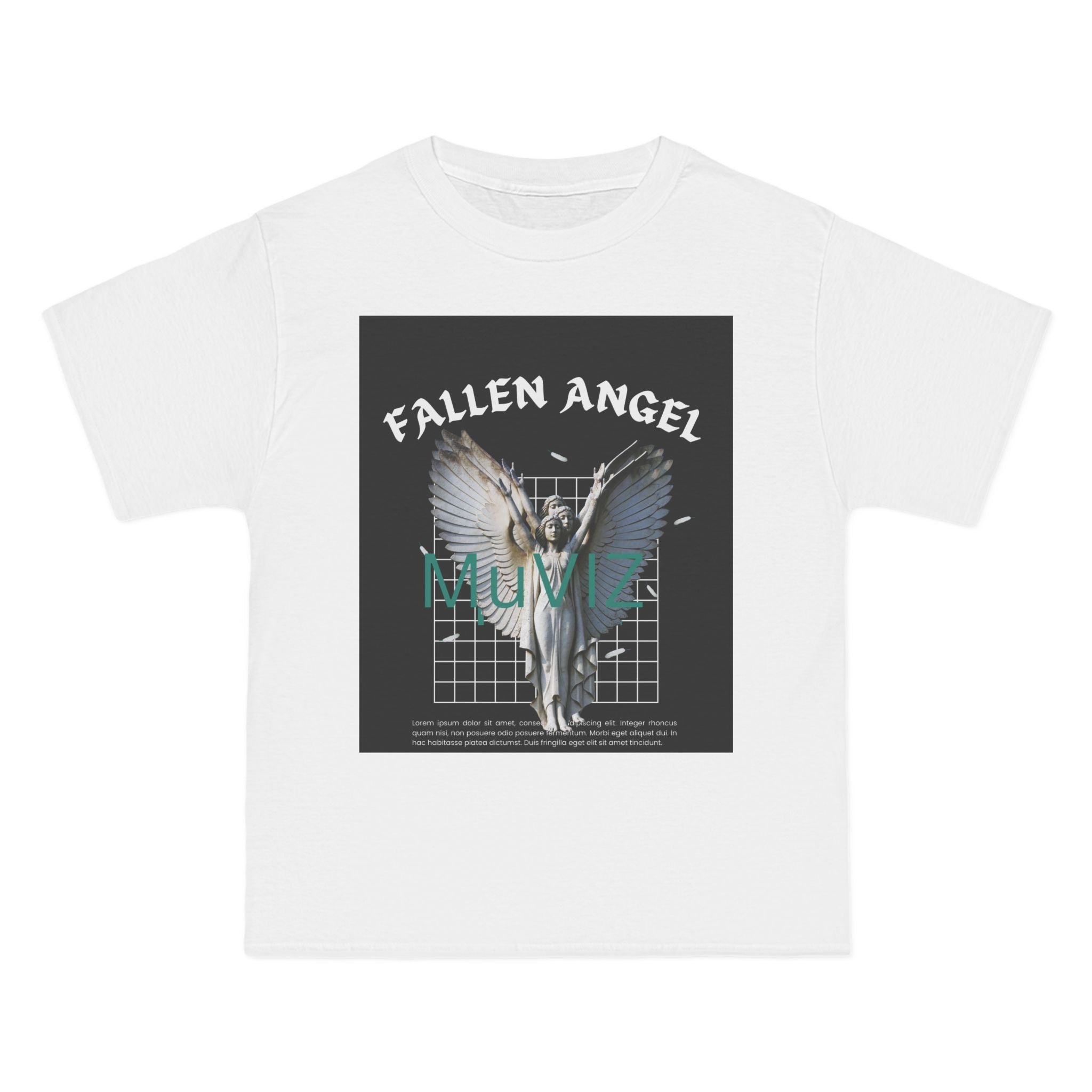 Fallen Angel Graphic T-Shirt — Gothic Winged Design