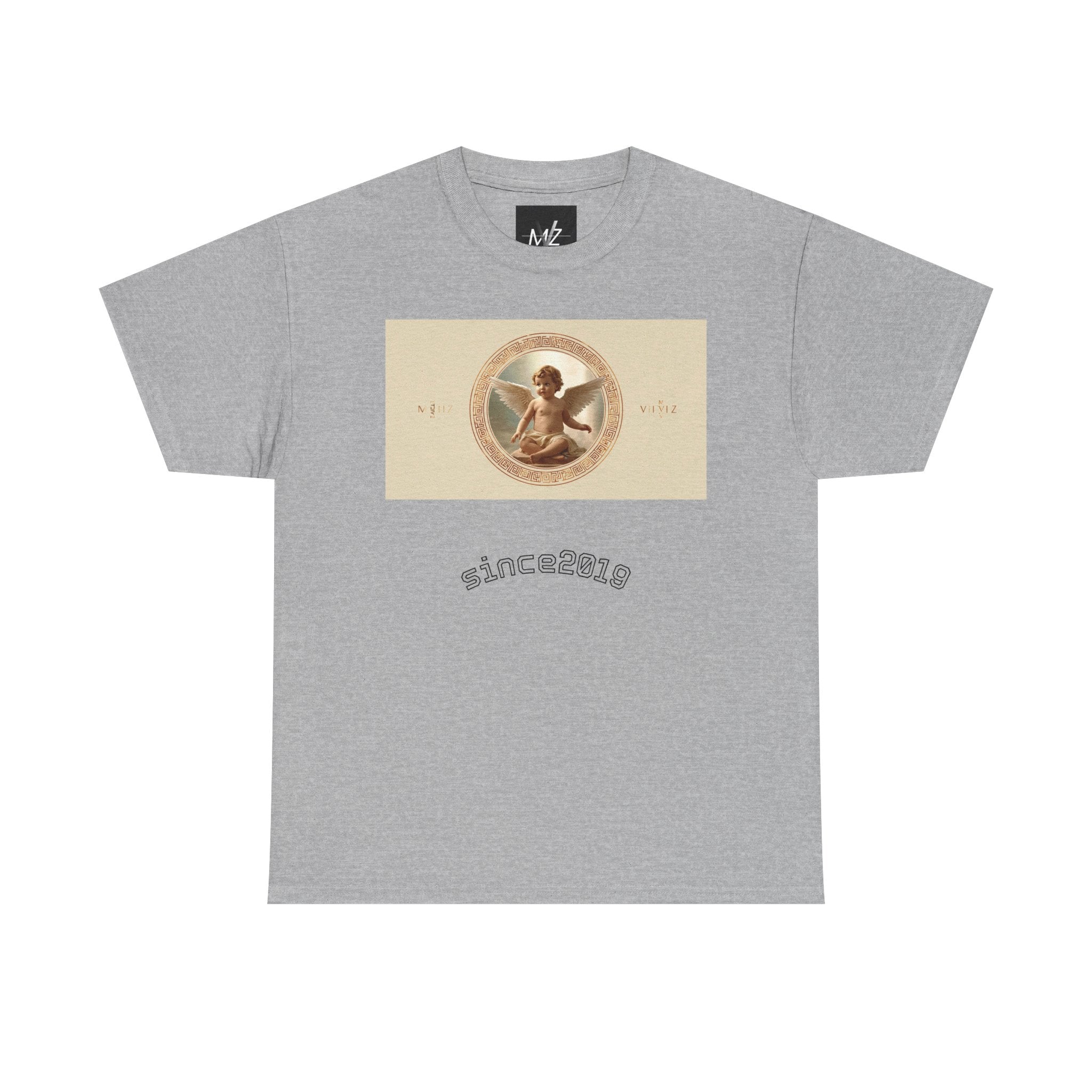 Vintage Cherub Tee — "Sincerely" Retro Angel Graphic T-Shirt