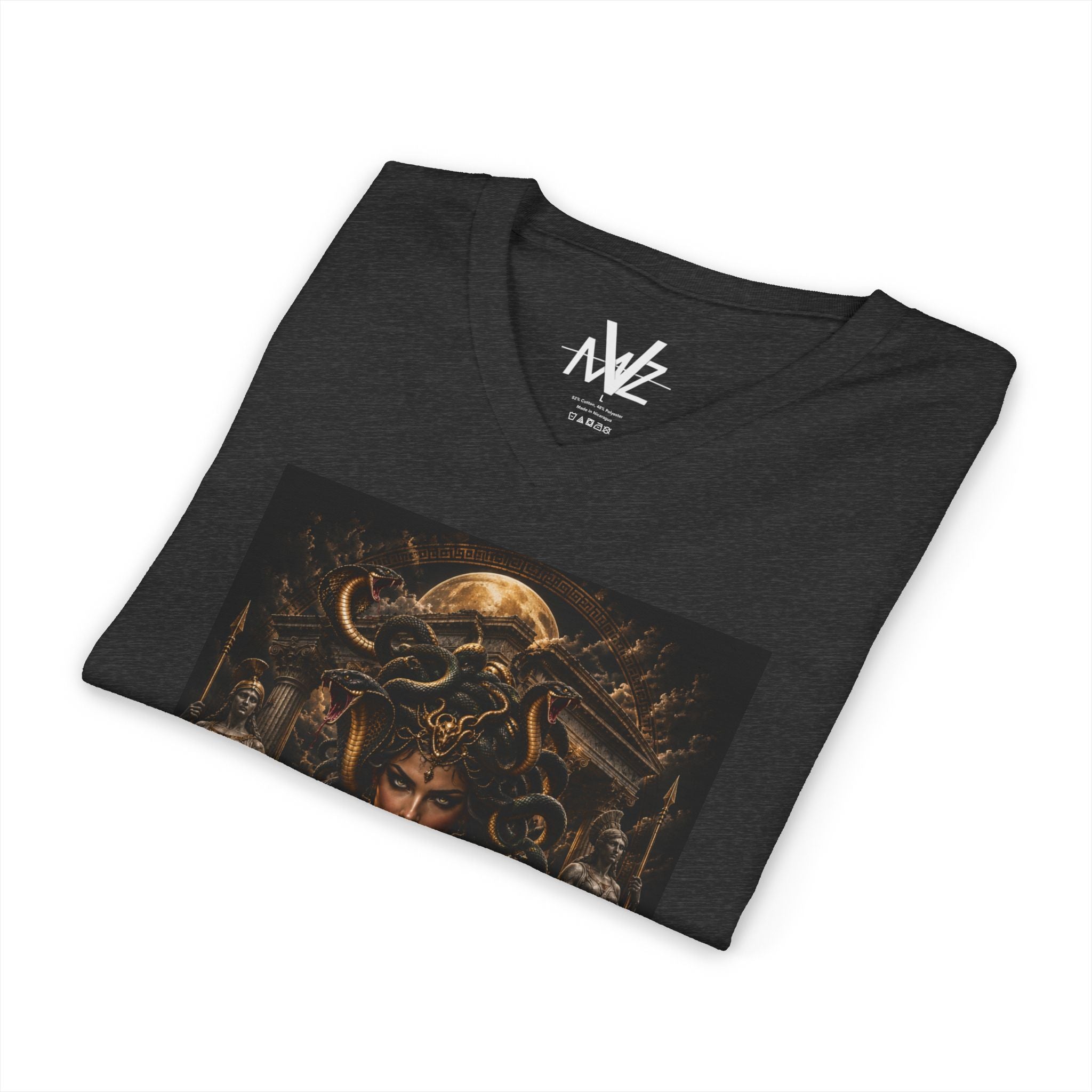 Medieval Fantasy V‑Neck Tee —frase galileo galil