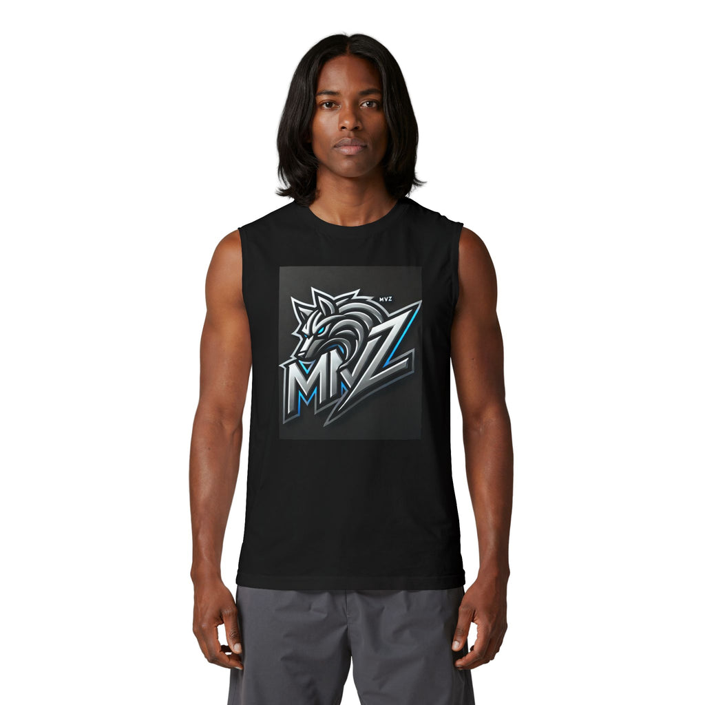 Wolf  Muscle Tank mvz sport — MRZ Graphic Gym Tank Top