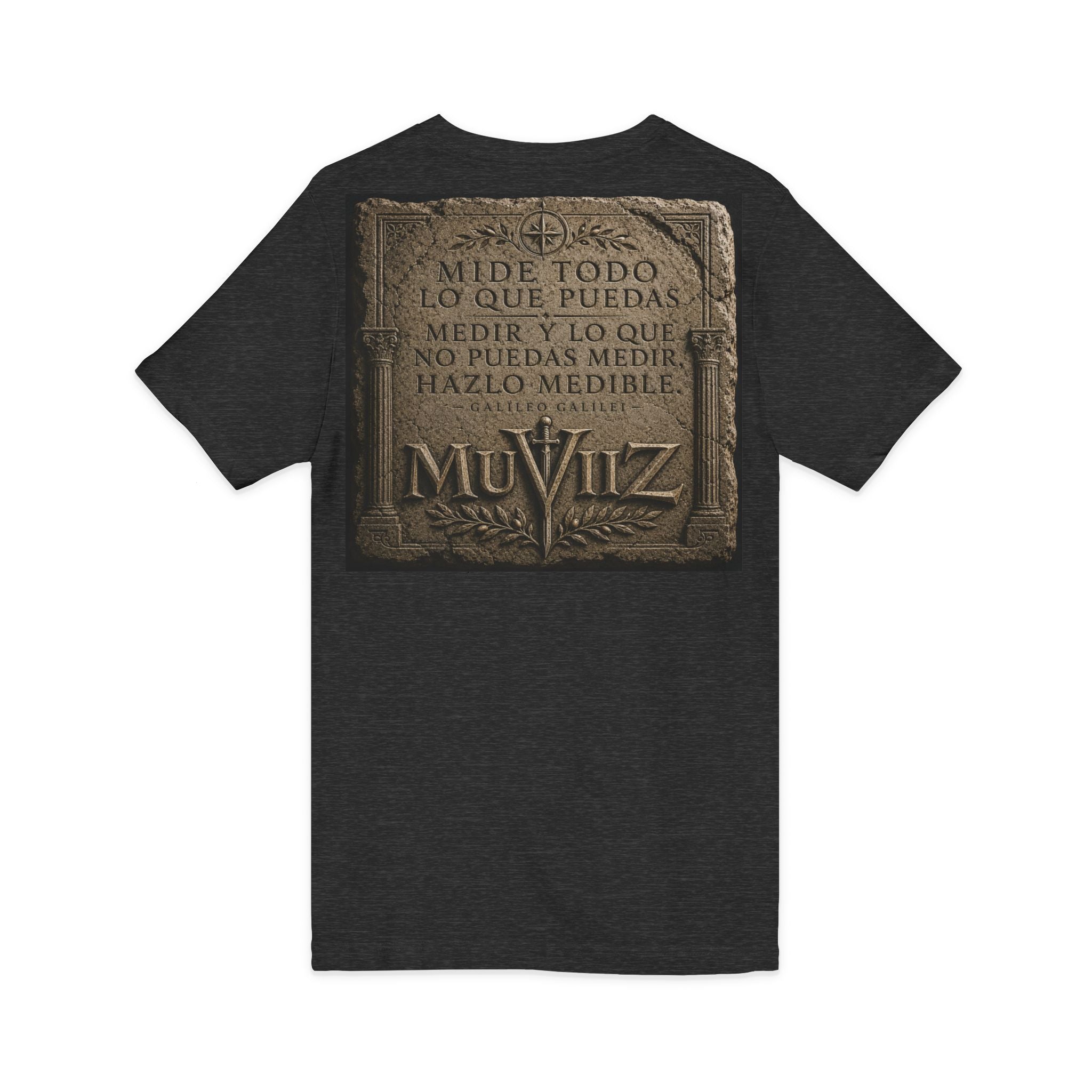 Medieval Fantasy V‑Neck Tee —frase galileo galil