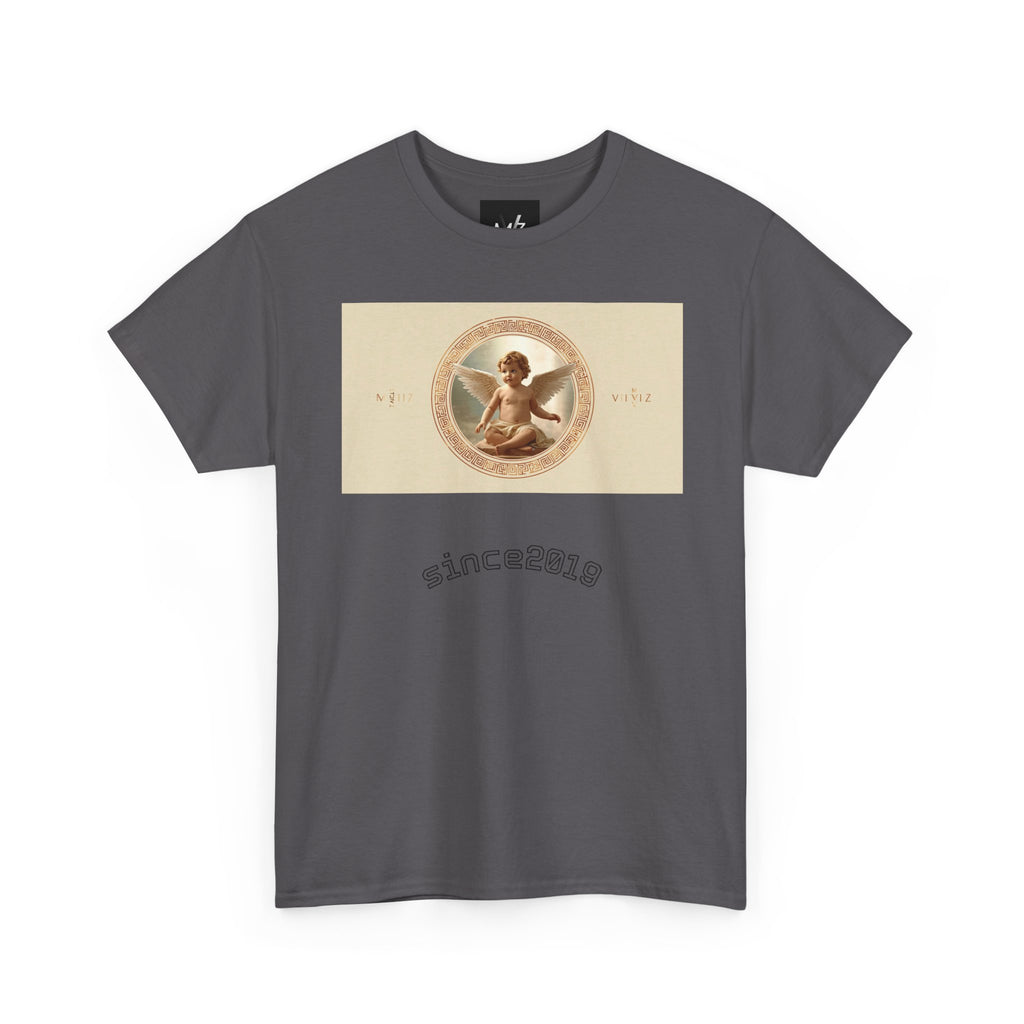 Vintage Cherub Tee — "Sincerely" Retro Angel Graphic T-Shirt