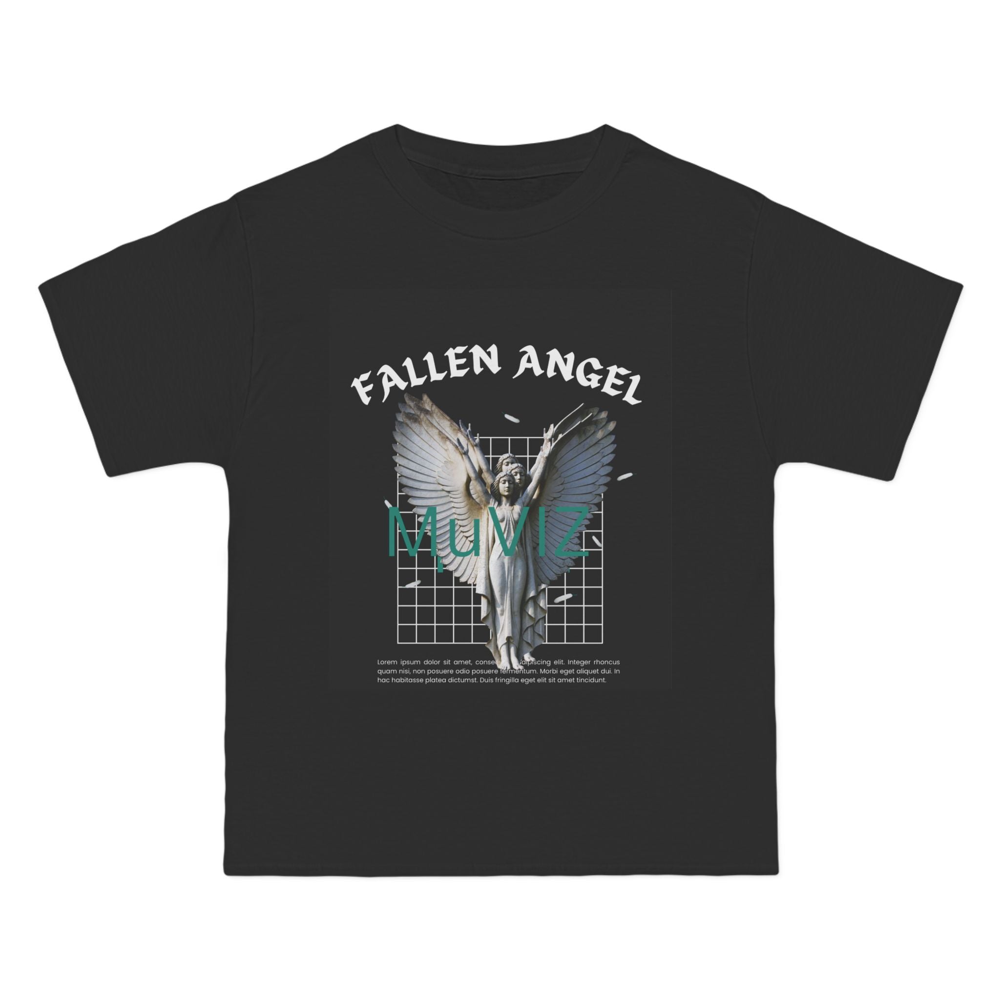 Fallen Angel Graphic T-Shirt — Gothic Winged Design