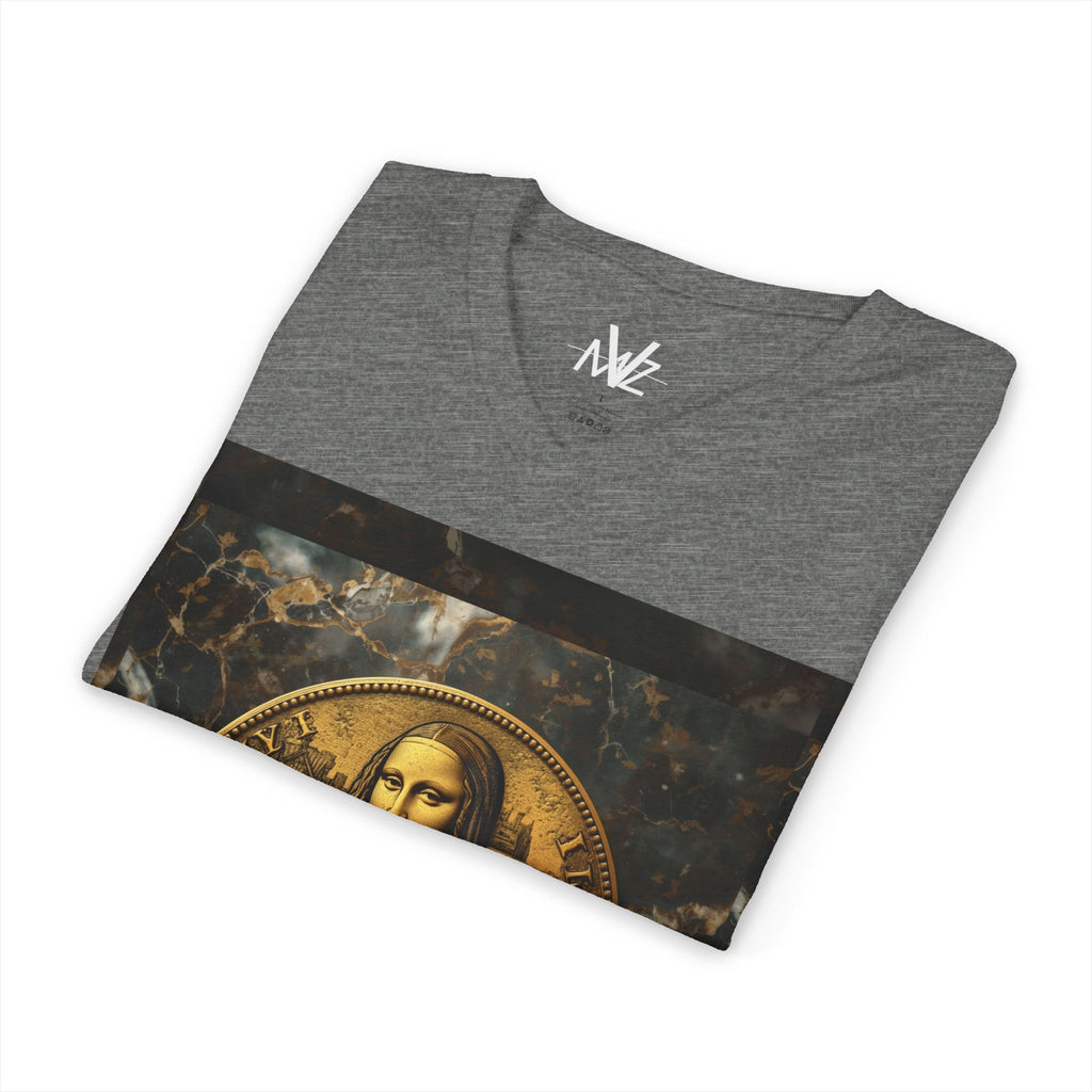 Mona Lisa Coin V-Neck T — VMuViZVintage