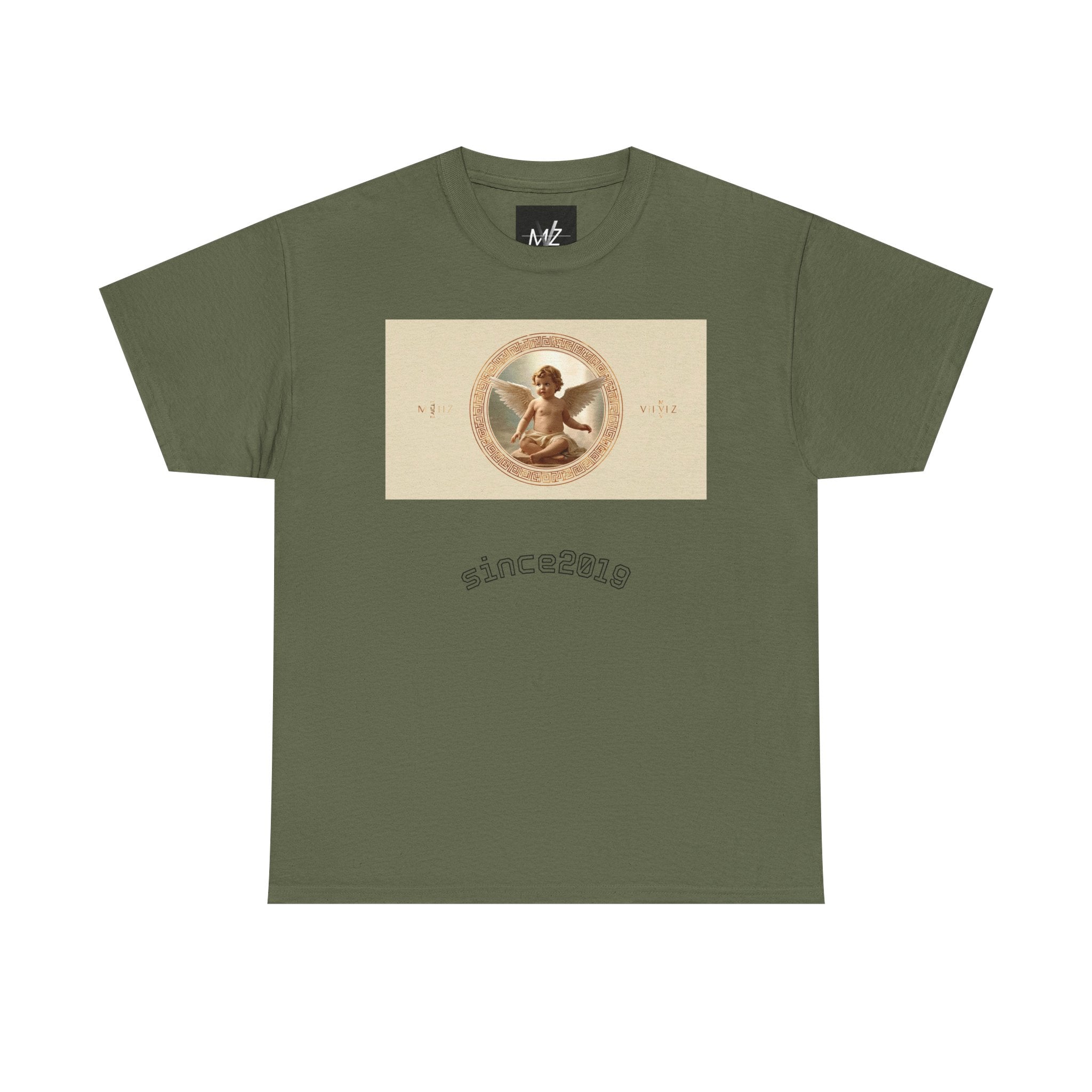 Vintage Cherub Tee — "Sincerely" Retro Angel Graphic T-Shirt