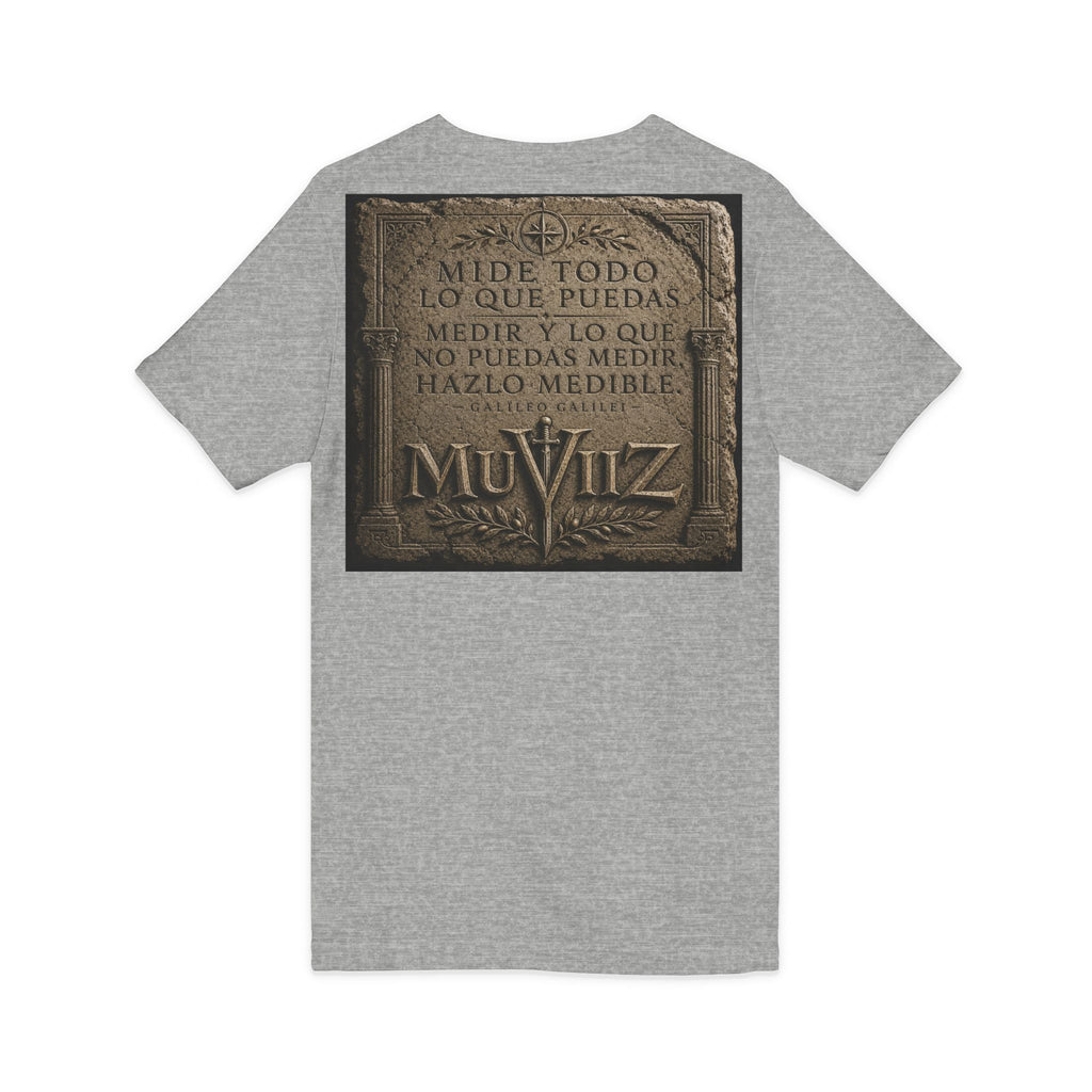 Medieval Fantasy V‑Neck Tee —frase galileo galil