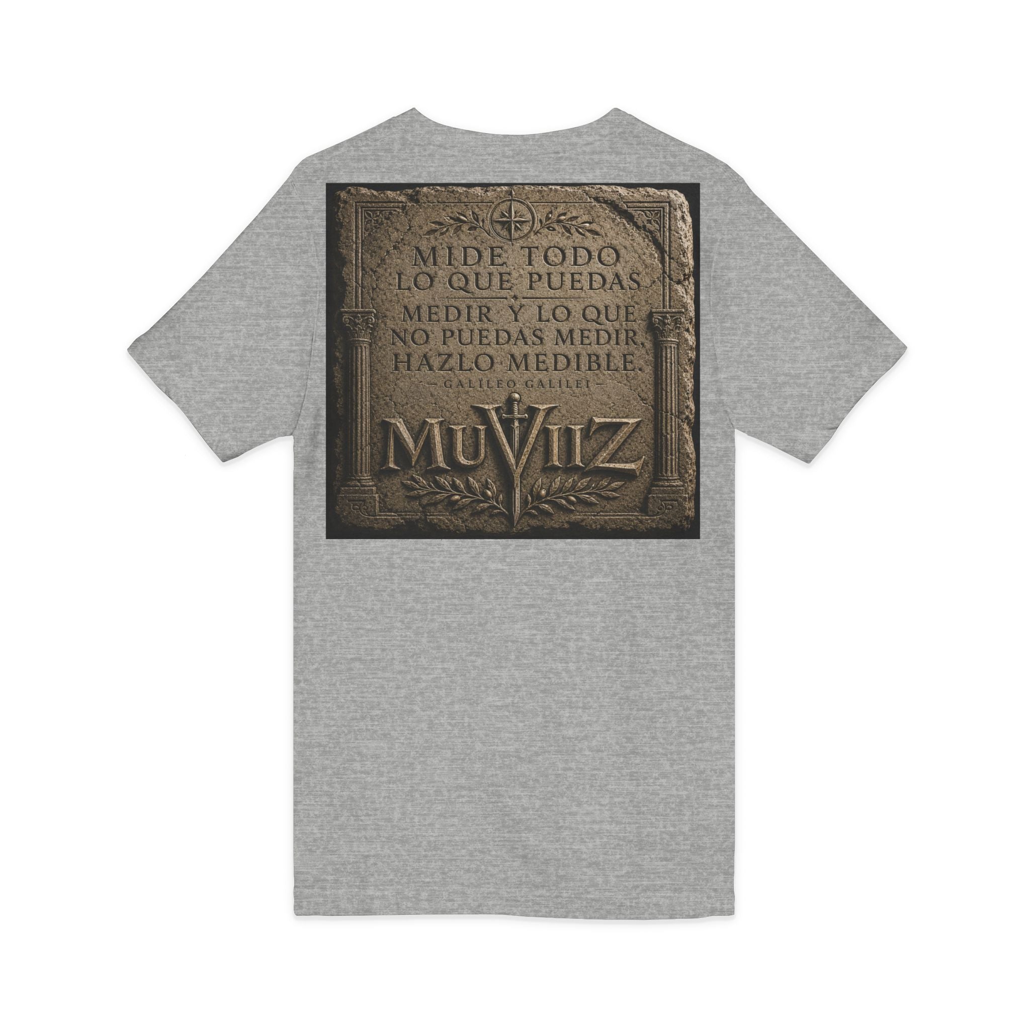 Medieval Fantasy V‑Neck Tee —frase galileo galil