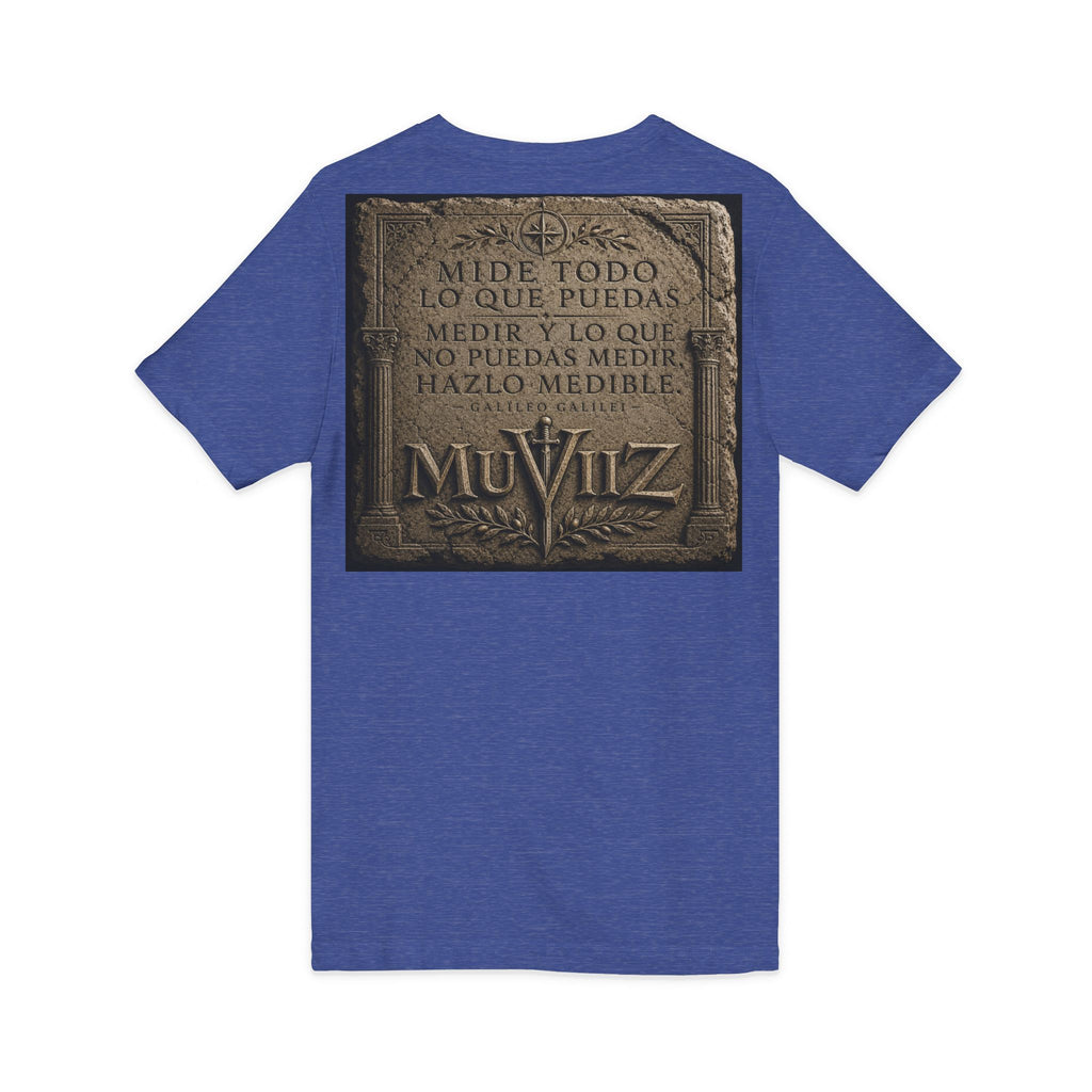Medieval Fantasy V‑Neck Tee —frase galileo galil