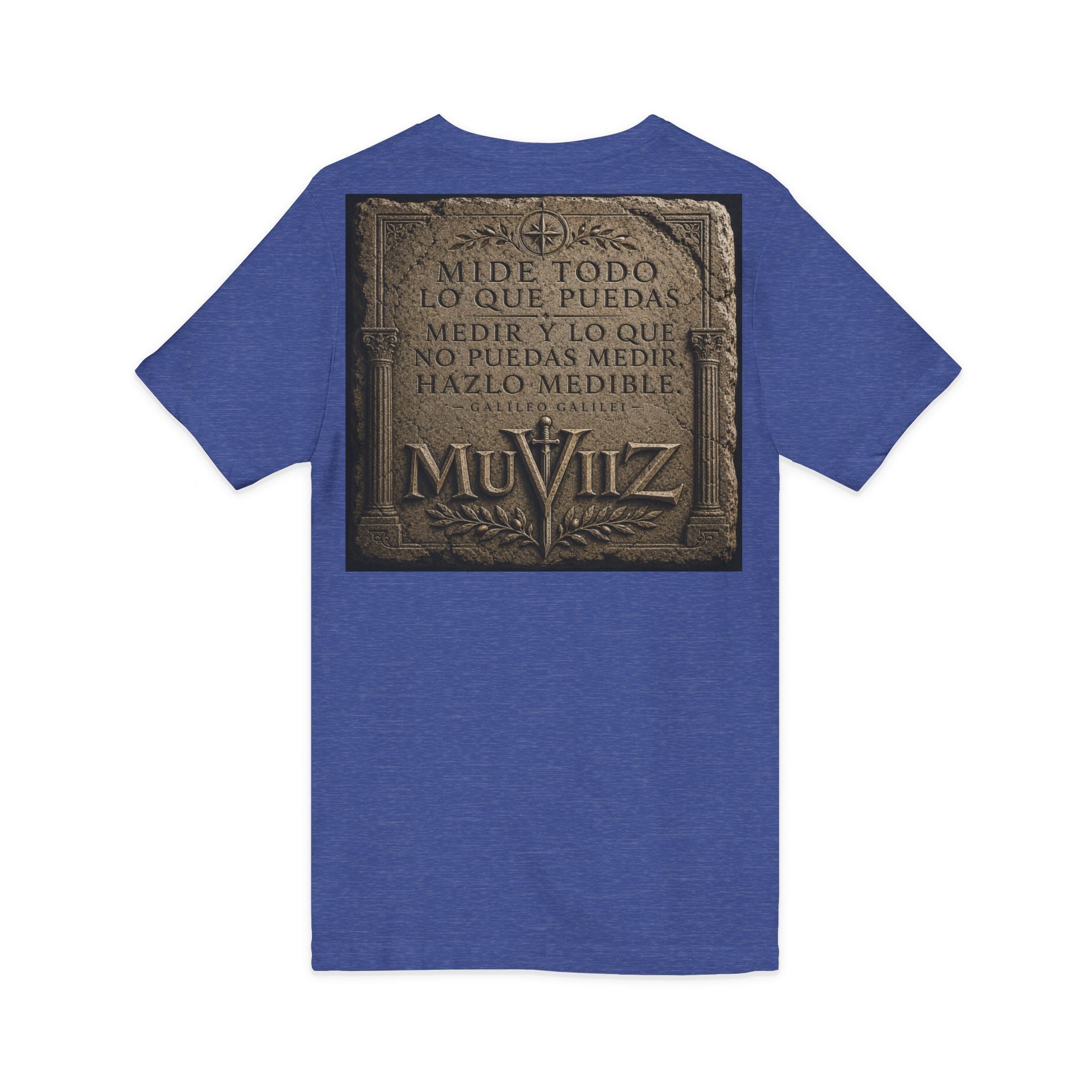 Medieval Fantasy V‑Neck Tee —frase galileo galil