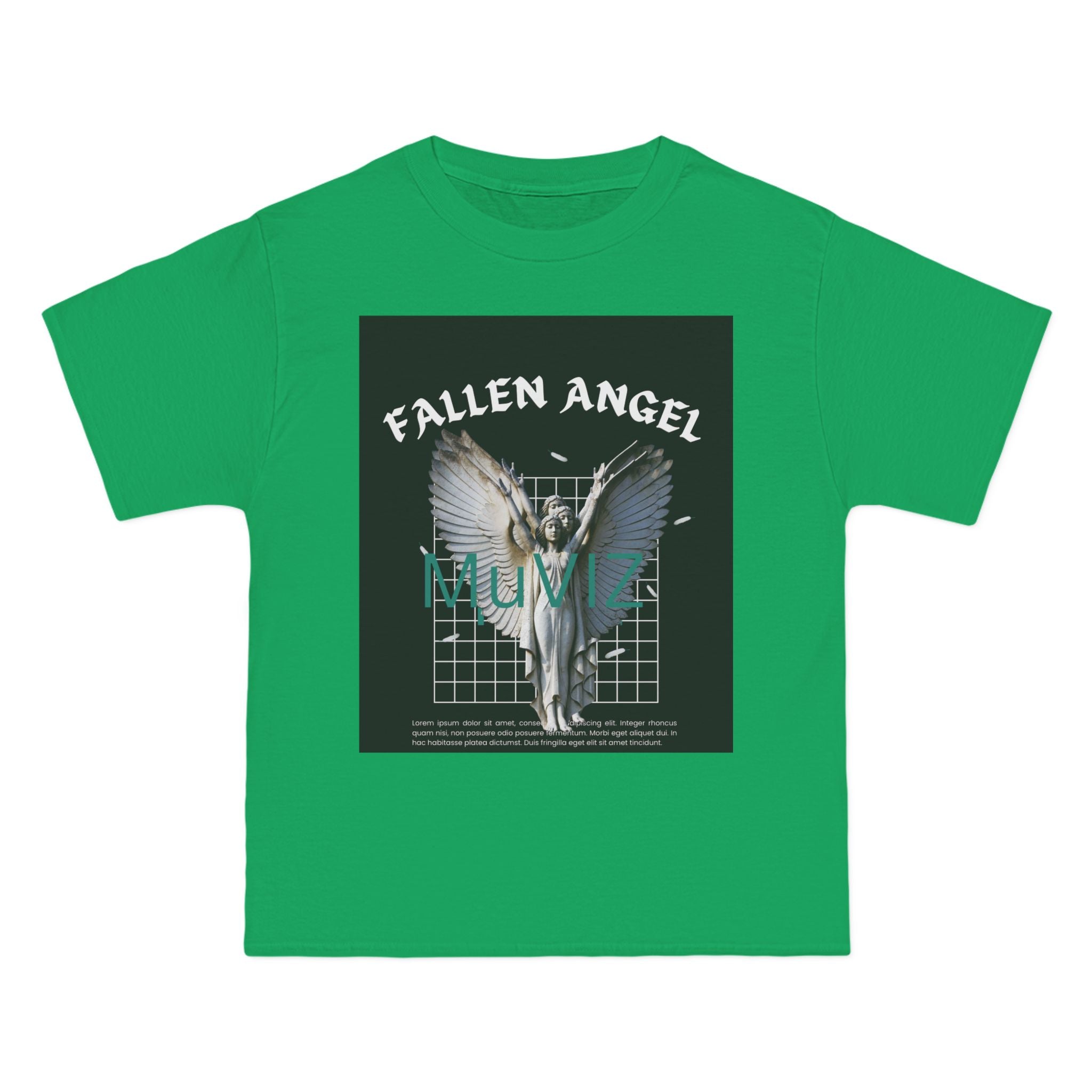 Fallen Angel Graphic T-Shirt — Gothic Winged Design
