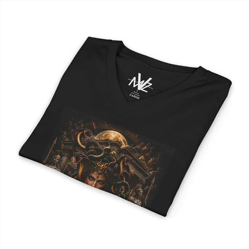 Medieval Fantasy V‑Neck Tee —frase galileo galil