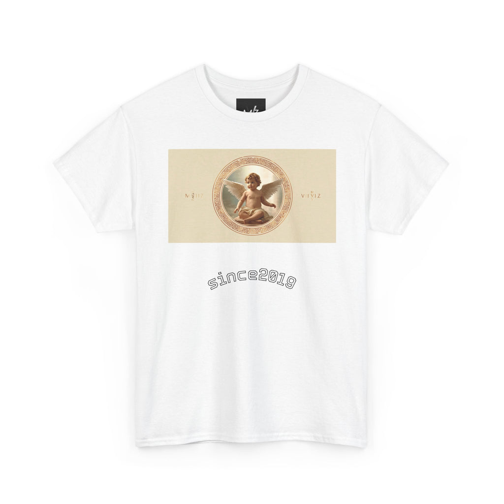 Vintage Cherub Tee — "Sincerely" Retro Angel Graphic T-Shirt
