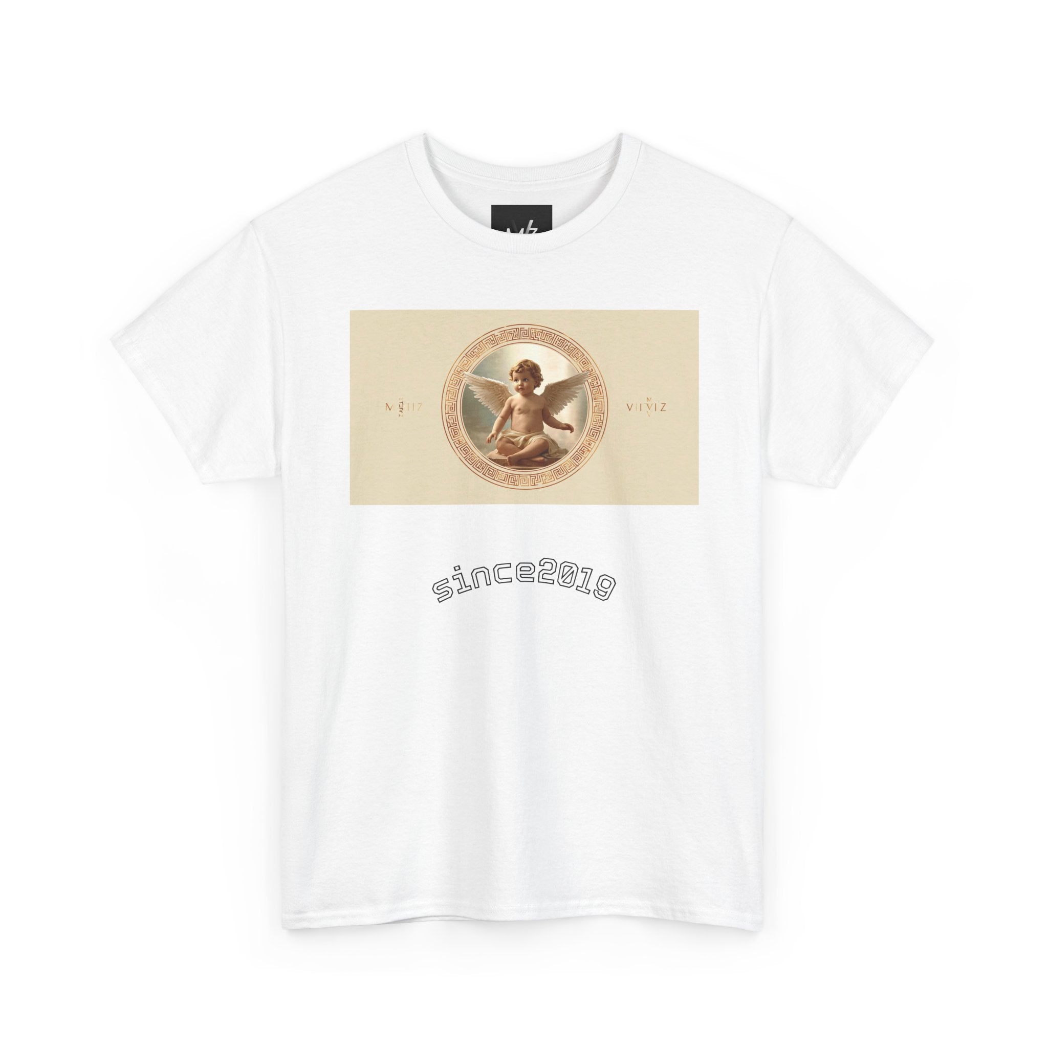 Vintage Cherub Tee — "Sincerely" Retro Angel Graphic T-Shirt